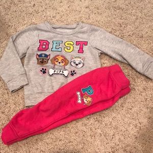 Paw patrol sweatshirt and pants